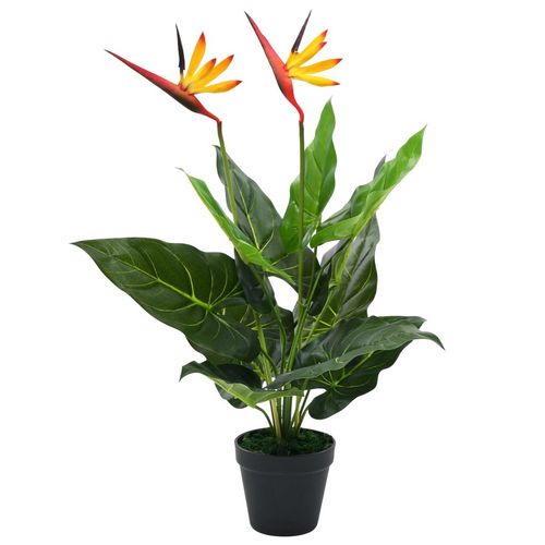 Stunning 66cm Artificial Bird of Paradise Plant – Vibrant Colors & Perfect Decor! - plants - express.com