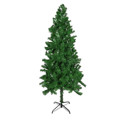 Stunning 6FT Green Artificial Christmas Tree with Metal Stand - Indoor Use - plants - express.com