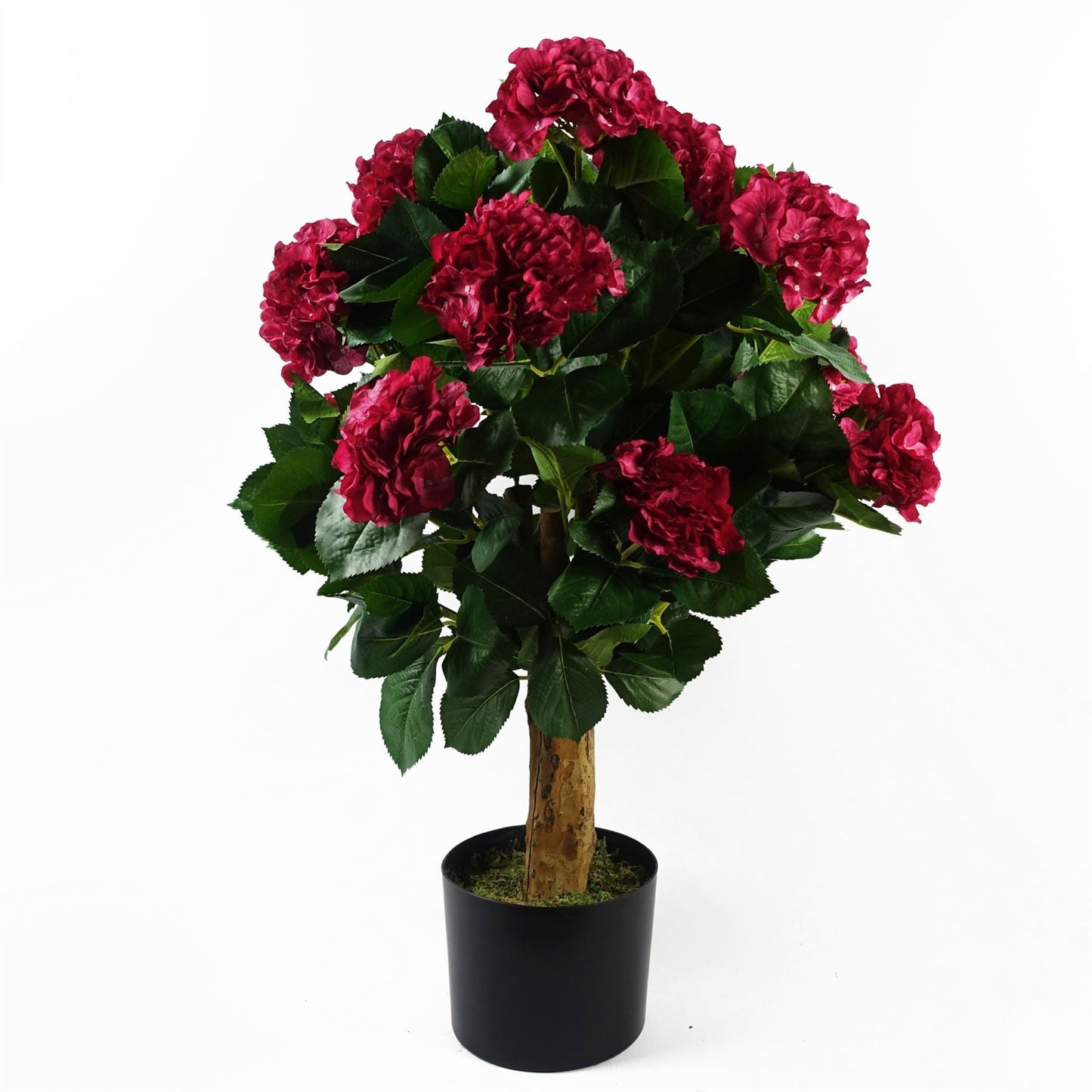 Stunning 75cm Pink Artificial Hydrangea Bush for Vibrant Home Decor - plants - express.com
