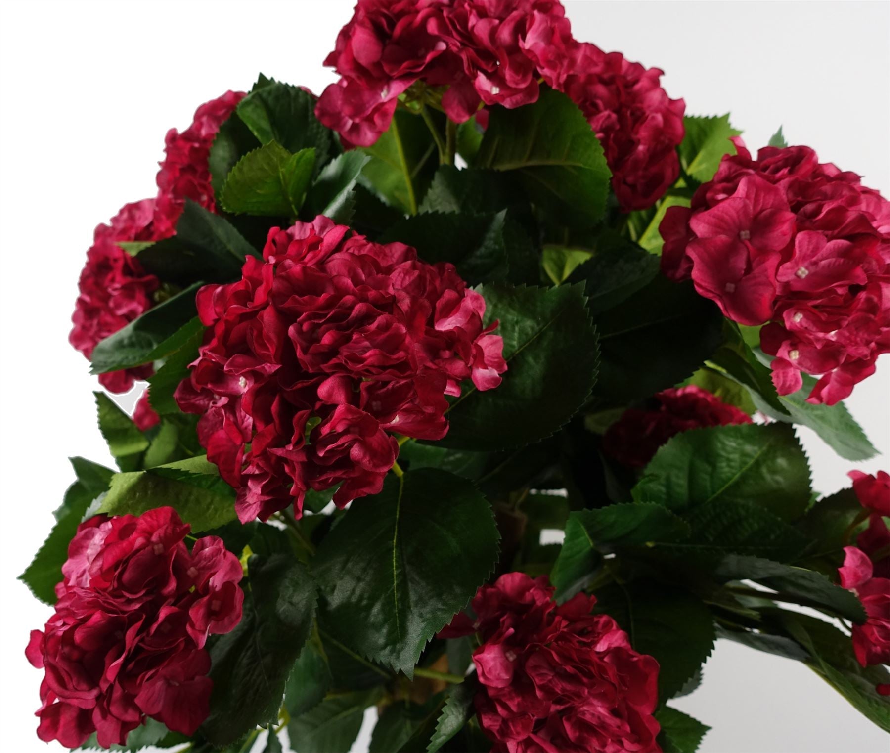 Stunning 75cm Pink Artificial Hydrangea Bush for Vibrant Home Decor - plants - express.com