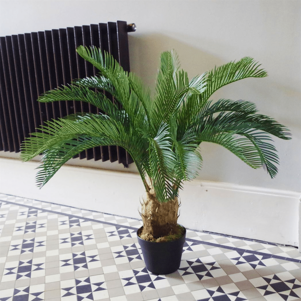 Stunning 80cm Artificial Cycas Palm Tree | Lifelike Tropical Decor - plants - express.com