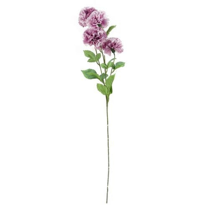 Stunning 80cm Pink Carnation & Larkspur Floral Arrangement in Glass Vase - plants - express.com