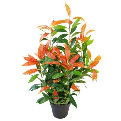 Stunning 80cm Realistic Red & Green Ficus Tree – Perfect for Any Space! - plants - express.com