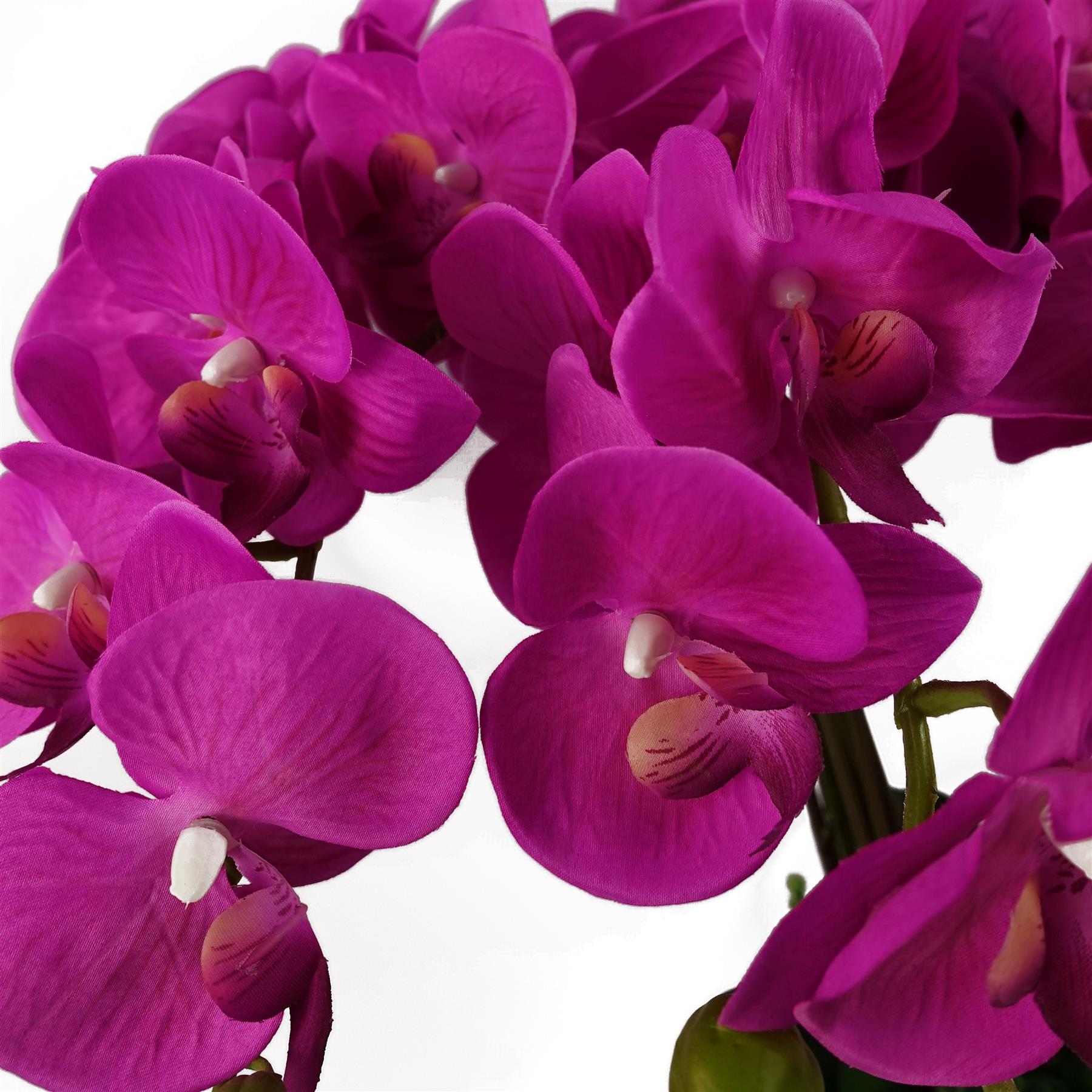 Stunning 85cm Dark Pink XL Orchid - Lifelike Floral Decor for Any Space - plants - express.com