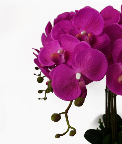 Stunning 85cm Dark Pink XL Orchid - Lifelike Floral Decor for Any Space - plants - express.com