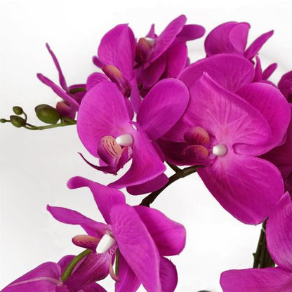 Stunning 85cm Deluxe Dark Pink Artificial Bush Orchid - Perfect Centerpiece! - plants - express.com