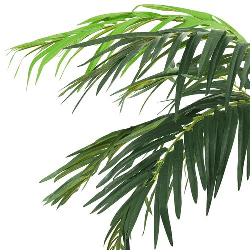 Stunning 90cm Green Cycas Palm in Black Pot - Lush Artificial Plant Decor - plants - express.com