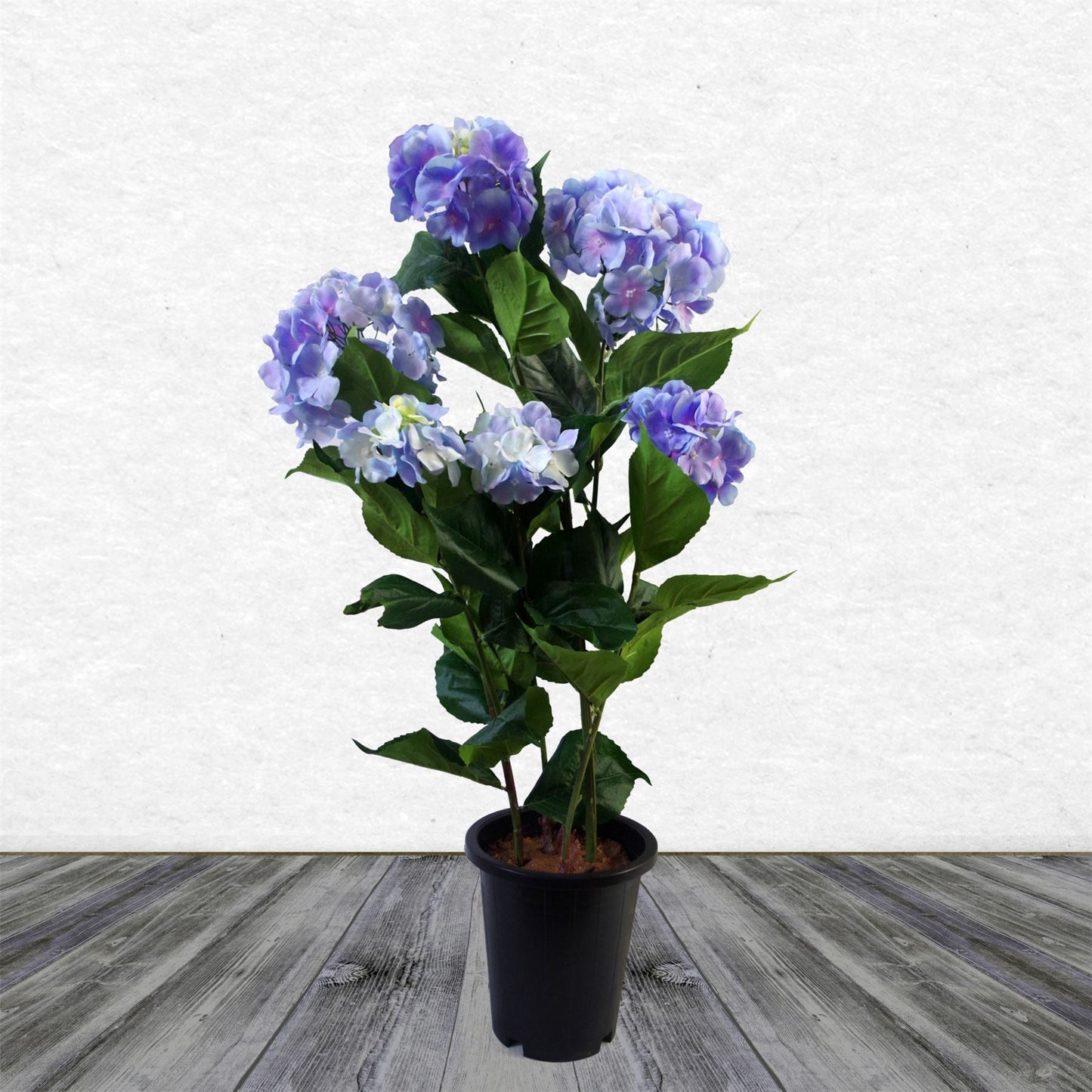 Stunning Blue Artificial Hydrangea Potted Plant - Indoor Décor Delight! - plants - express.com
