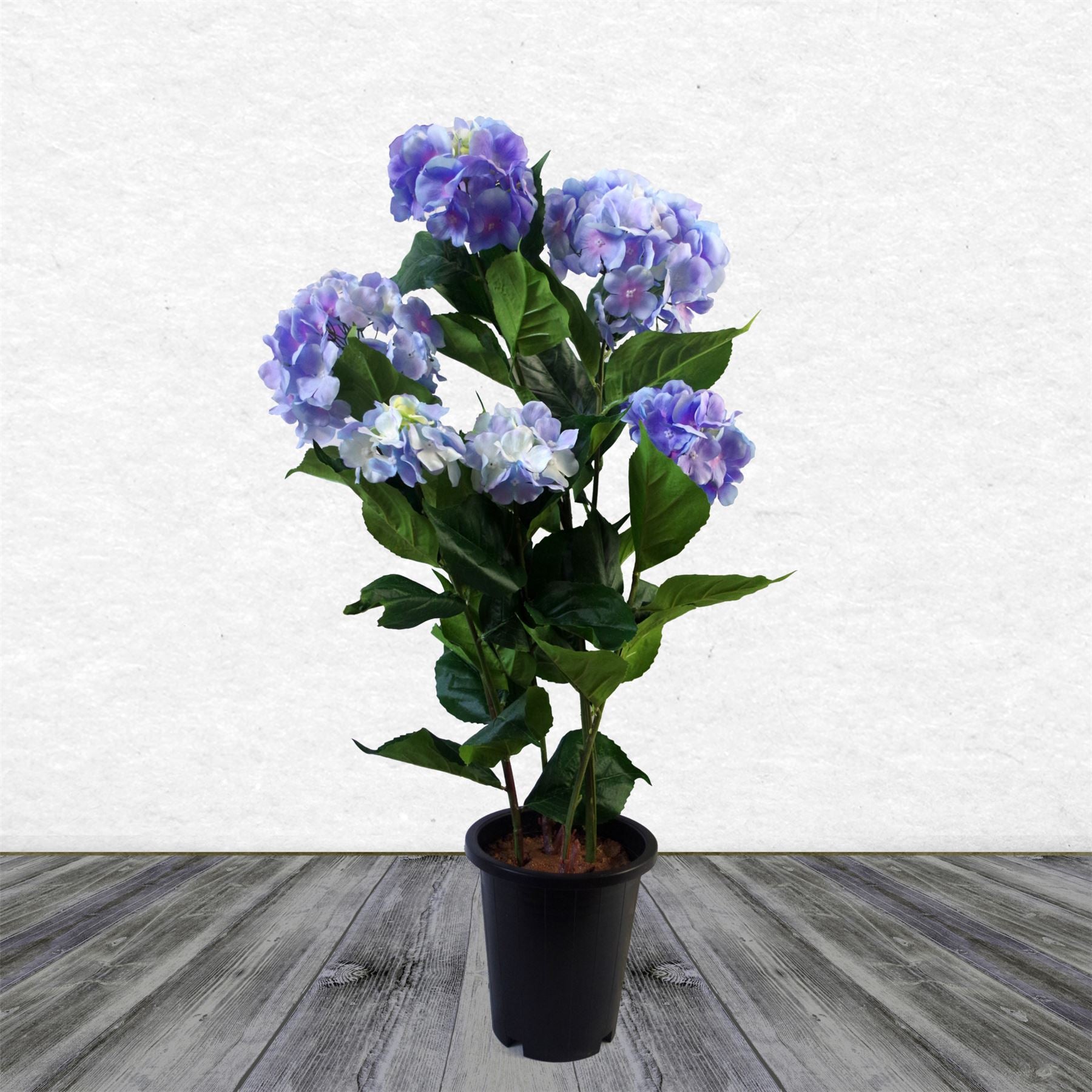 Stunning Blue Artificial Hydrangea Potted Plant - Indoor Décor Delight! - plants - express.com