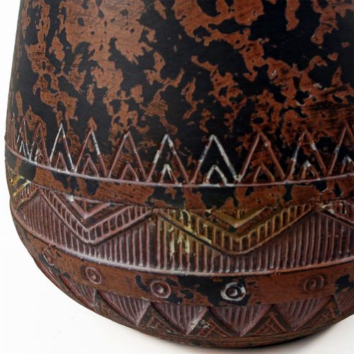 Stunning Zaturn 24cm x 30cm Rustic Planter in Brown/Black - Perfect for Any Space! - plants - express.com