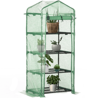 Sturdy Mini Greenhouse with Zippered Access - Perfect for Hobby Gardeners! - plants - express.com