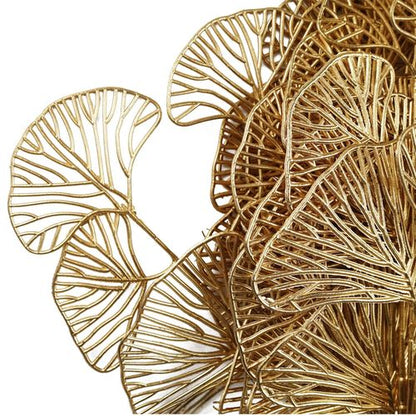 Golden Elegance: 65cm Stunning Leaf Decoration for Floral Arrangements