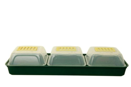 Whitefurze 7-Piece Windowsill Propagator Set – Ideal for Seed Starting Indoors