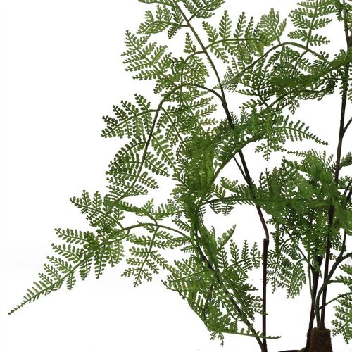 150cm Artificial Natural Moss Base Fern Foliage Plant with Gold Metal Planter