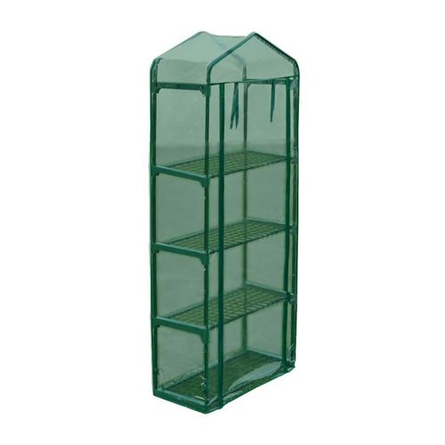 Compact Greenhouse with 4 Shelves – Ideal for Gardens, Patios & Balconies