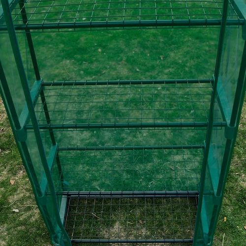 Compact Greenhouse with 4 Shelves – Ideal for Gardens, Patios & Balconies