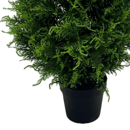 UV Resistant 150cm Cypress Cedar Topiary – Lifelike Outdoor Elegance - plants - express.com