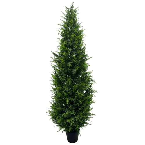 UV Resistant 150cm Cypress Cedar Topiary – Lifelike Outdoor Elegance - plants - express.com