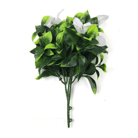 UV - Resistant 30cm Realistic White Flower Bush - Perfect for Outdoor Decor! - plants - express.com