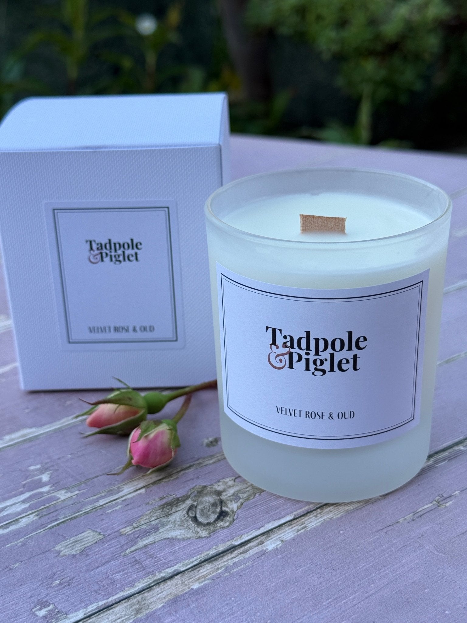 Velvet Rose & Oud Scented Candle - plants - express.com