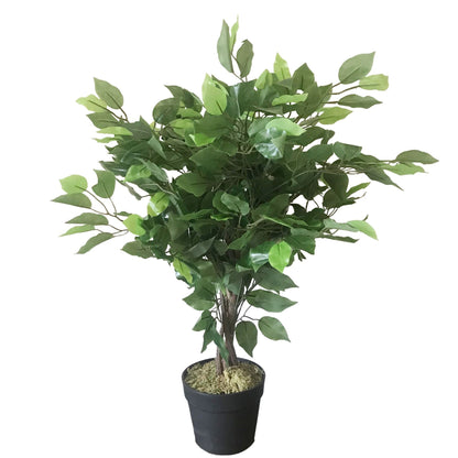 Verdant Elegance: 60cm Lush Artificial Ficus Tree - Realistic Indoor Decor - plants - express.com