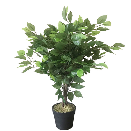 Verdant Elegance: 60cm Lush Artificial Ficus Tree - Realistic Indoor Decor - plants - express.com