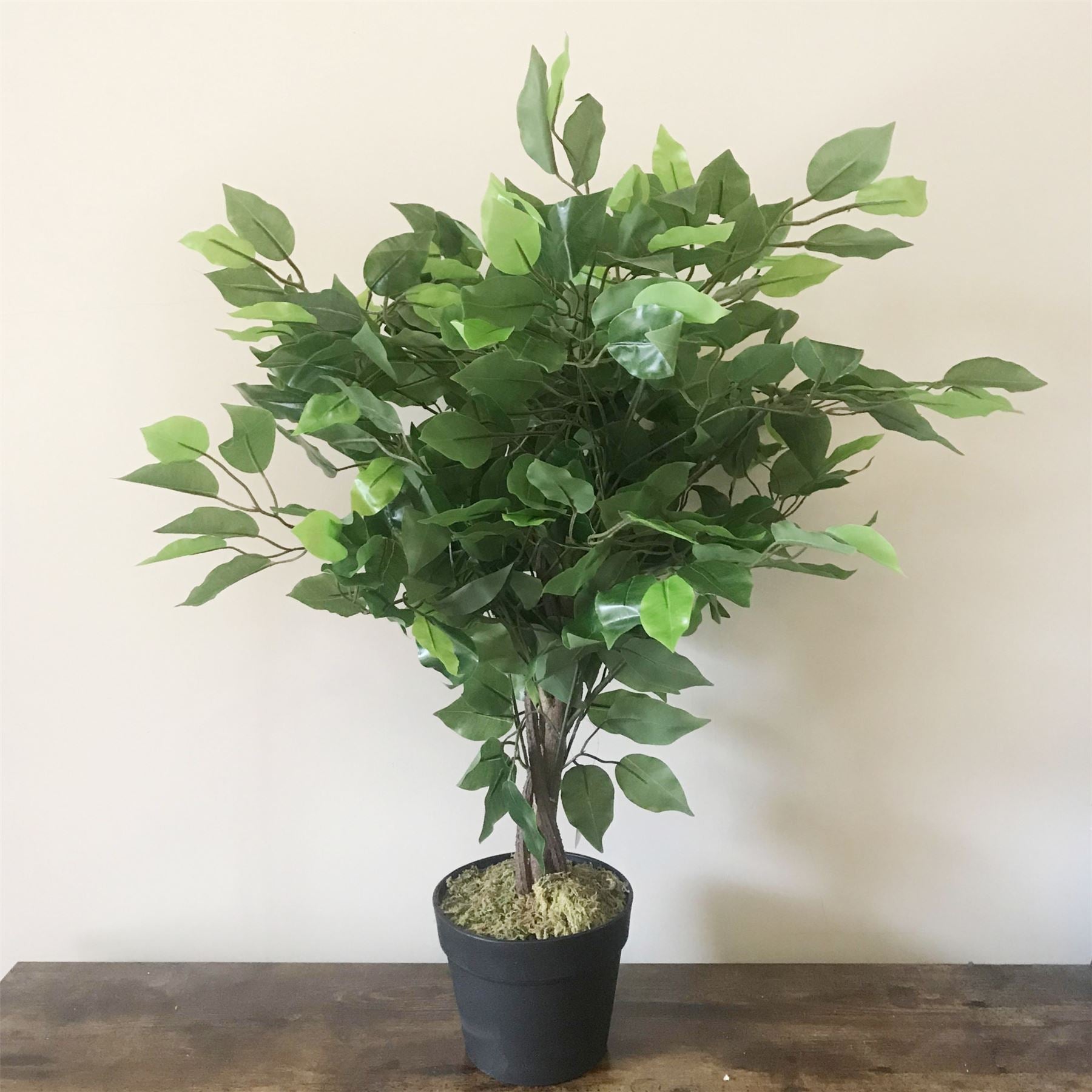 Verdant Elegance: 60cm Lush Artificial Ficus Tree - Realistic Indoor Decor - plants - express.com