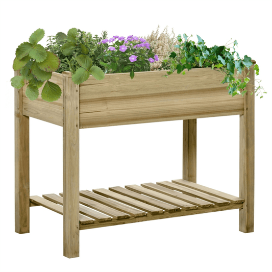 Versatile Elevated Garden Bed: Ideal for Planting & Outdoor Decor - plants - express.com