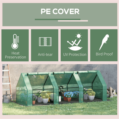 Versatile Mini Walk - in Greenhouse for Year - Round Plant Protection - plants - express.com