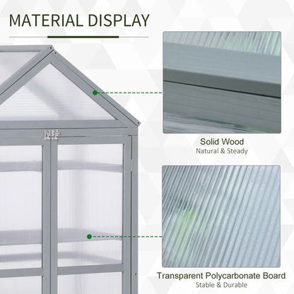 Versatile Polycarbonate Cold Frame Greenhouse for Thriving Plants - plants - express.com