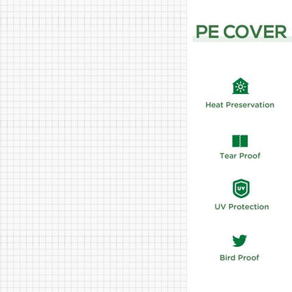 Versatile Portable Greenhouse with Steel Frame & Zippable Access Doors - plants - express.com