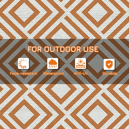 Versatile Reversible Outdoor Rug with Carry Bag - Perfect for Camping & Beach - plants - express.com