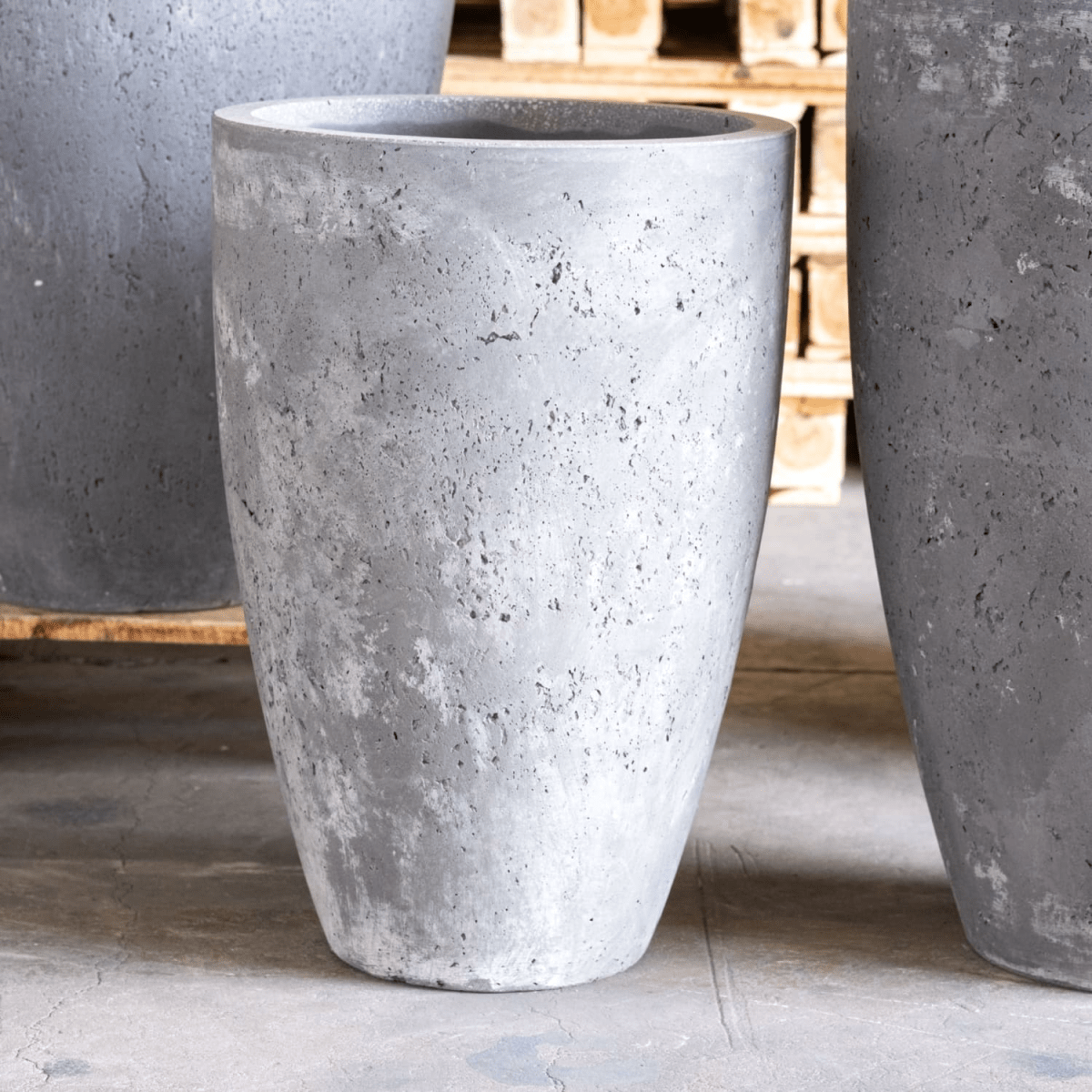Vessara Onyx Dusk – 100cm XXL Concrete Planter for Striking Vertical Displays - plants - express.com