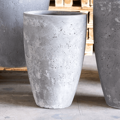 Vessara Onyx Dusk: 55cm XL Concrete Vase Planter for Modern Plant Displays - plants - express.com