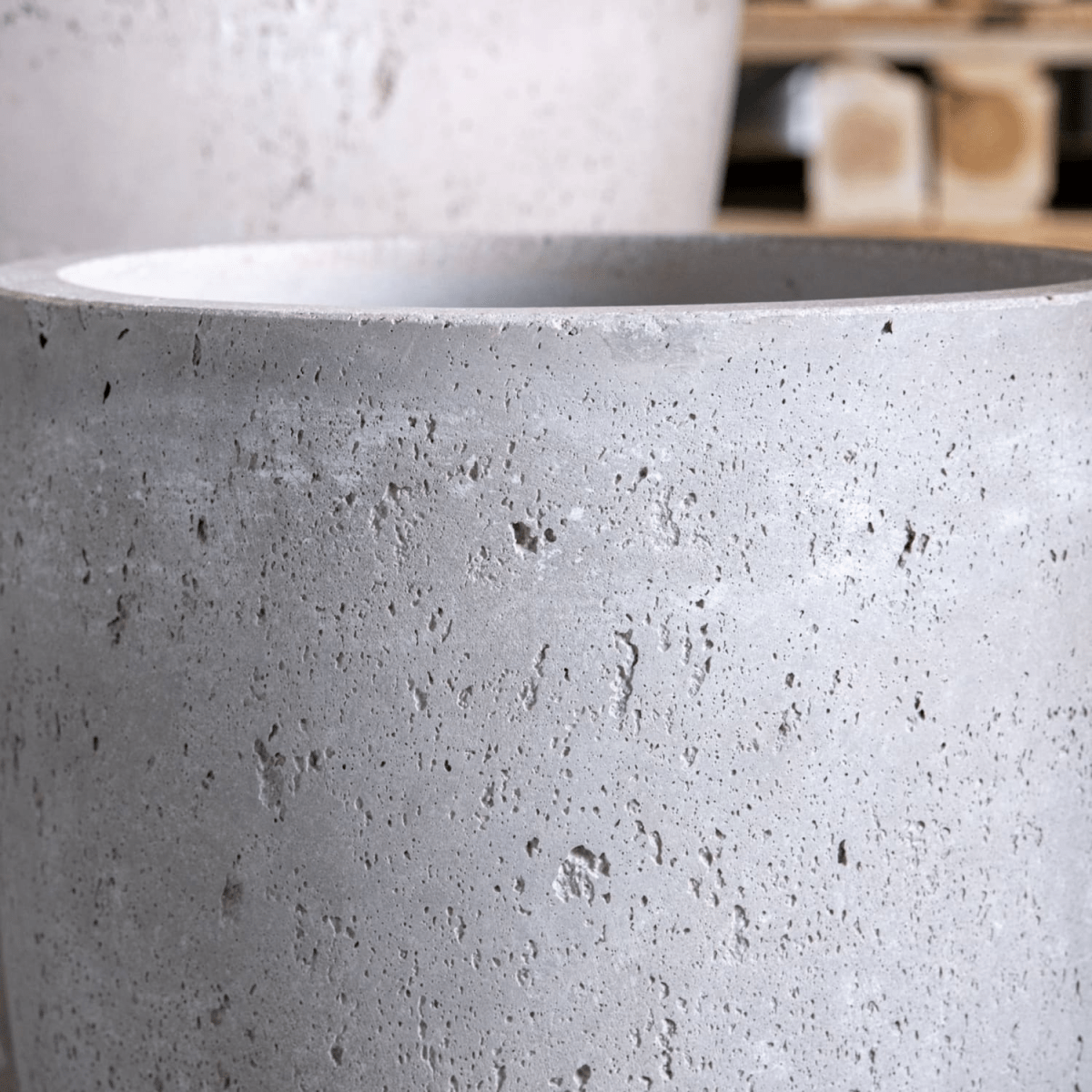 Vessara Tall Concrete Planter – 55cm Modern Vase for Stylish Greenery - plants - express.com