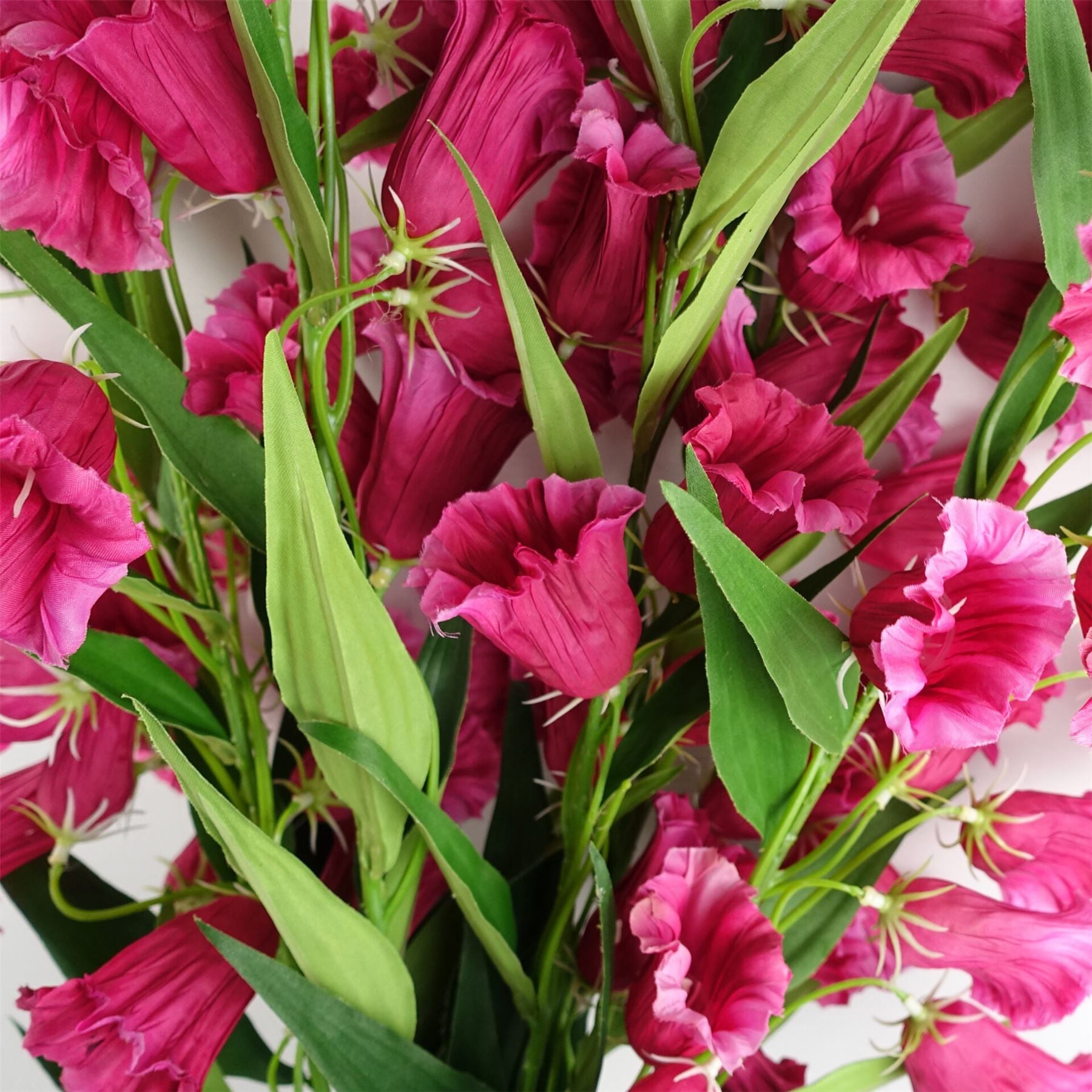 Vibrant 100cm Fuchsia Pink Trumpet Flower Stem - Perfect for Stunning Arrangements! - plants - express.com