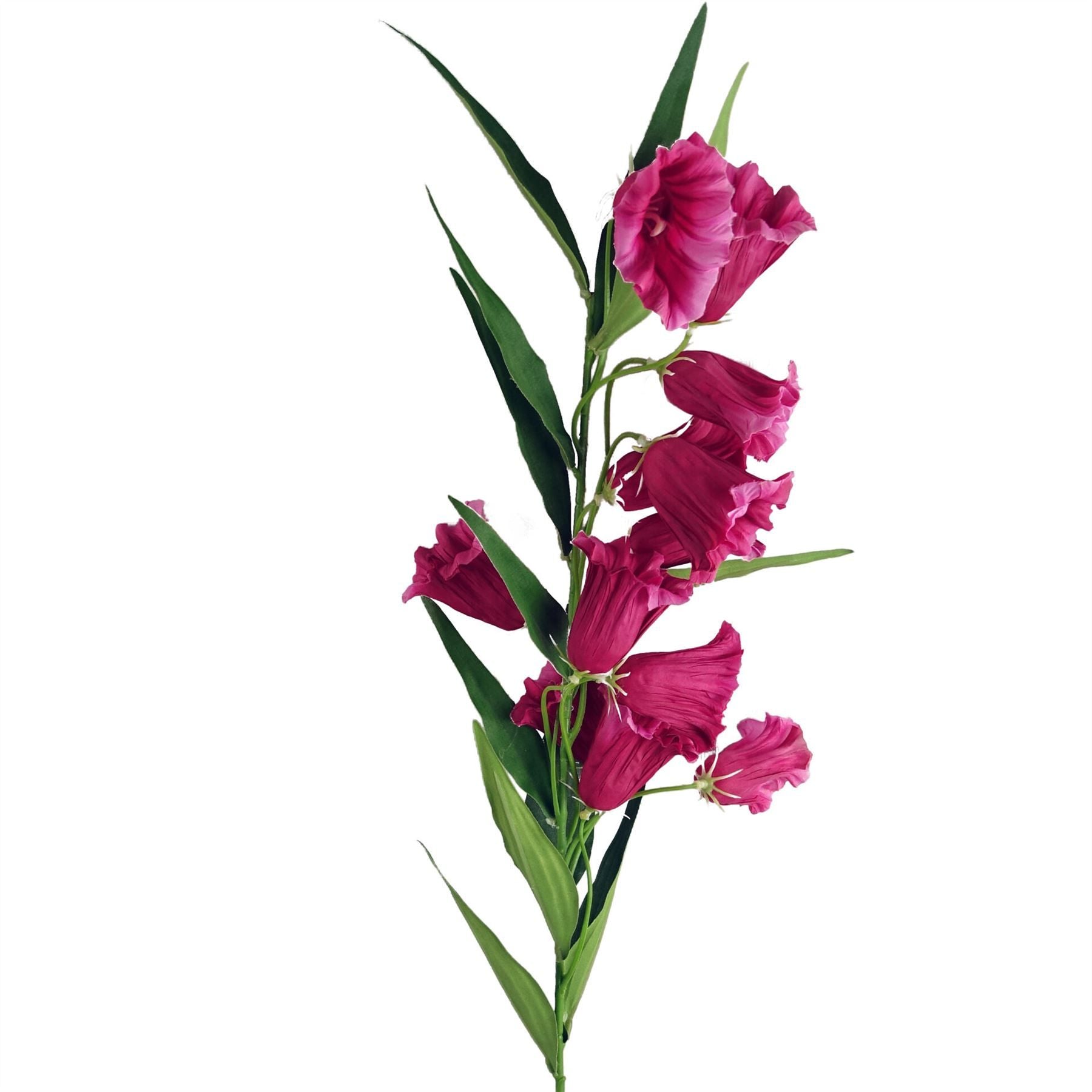 Vibrant 100cm Fuchsia Pink Trumpet Flower Stem - Perfect for Stunning Arrangements! - plants - express.com