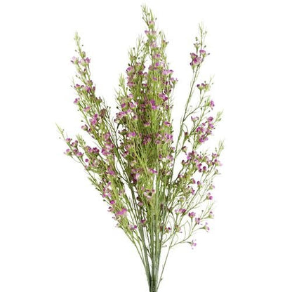 Vibrant 100cm Purple Artificial Foliage with Charming Silk Flower Accents - plants - express.com