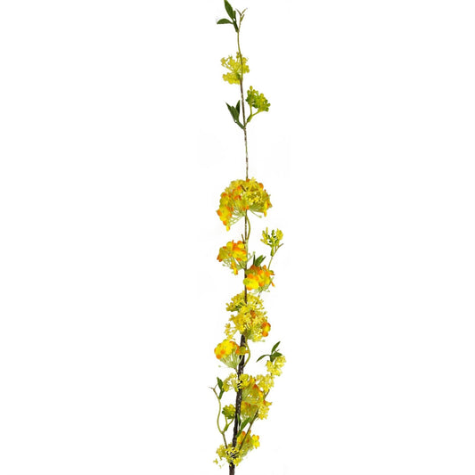 Vibrant 100cm Yellow Blossom Spray Stem - Perfect for Stunning Arrangements! - plants - express.com