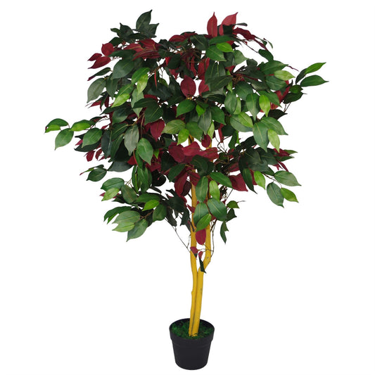 Vibrant 120cm (4ft) Artificial Capensia Tree - Realistic Green & Red Foliage - plants - express.com