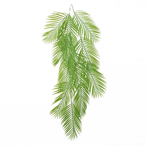 Vibrant 120cm Artificial Hanging Palm Plant for Lush Tropical Decor - plants - express.com