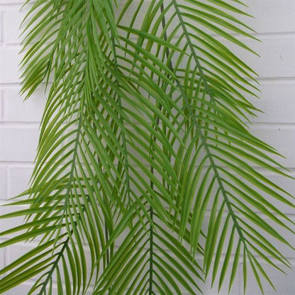Vibrant 120cm Artificial Hanging Palm Plant for Lush Tropical Decor - plants - express.com