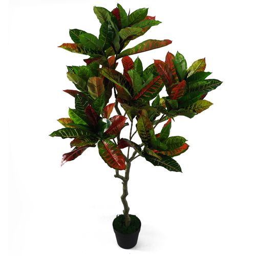 Vibrant 130cm Artificial Codiaeum: Lush, Safe & Stunning House Plant - plants - express.com