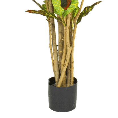 Vibrant 150cm Faux Croton Tree - Tropical Elegance for Effortless Décor - plants - express.com