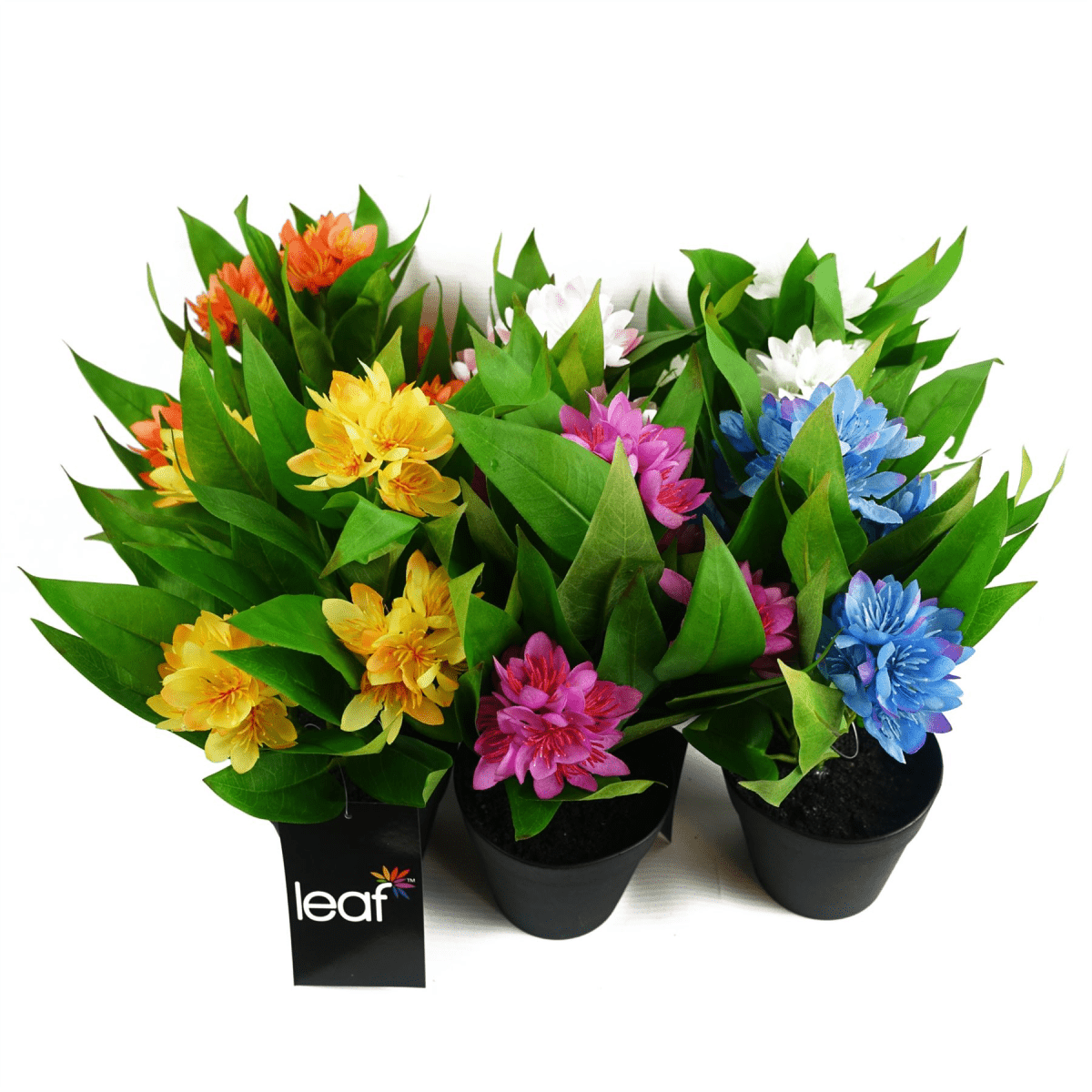 Vibrant 3 - Pack Artificial Freesia Plants in Pink, Orange & Yellow - Low - Maintenance! - plants - express.com