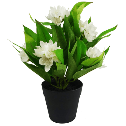 Vibrant 3 - Pack Artificial Freesia Plants - Pink, White & Blue Blossoms - plants - express.com