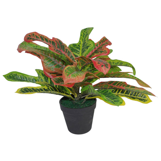 Vibrant 40cm Artificial Codiaeum - Exotic Croton Plant for Any Home - plants - express.com