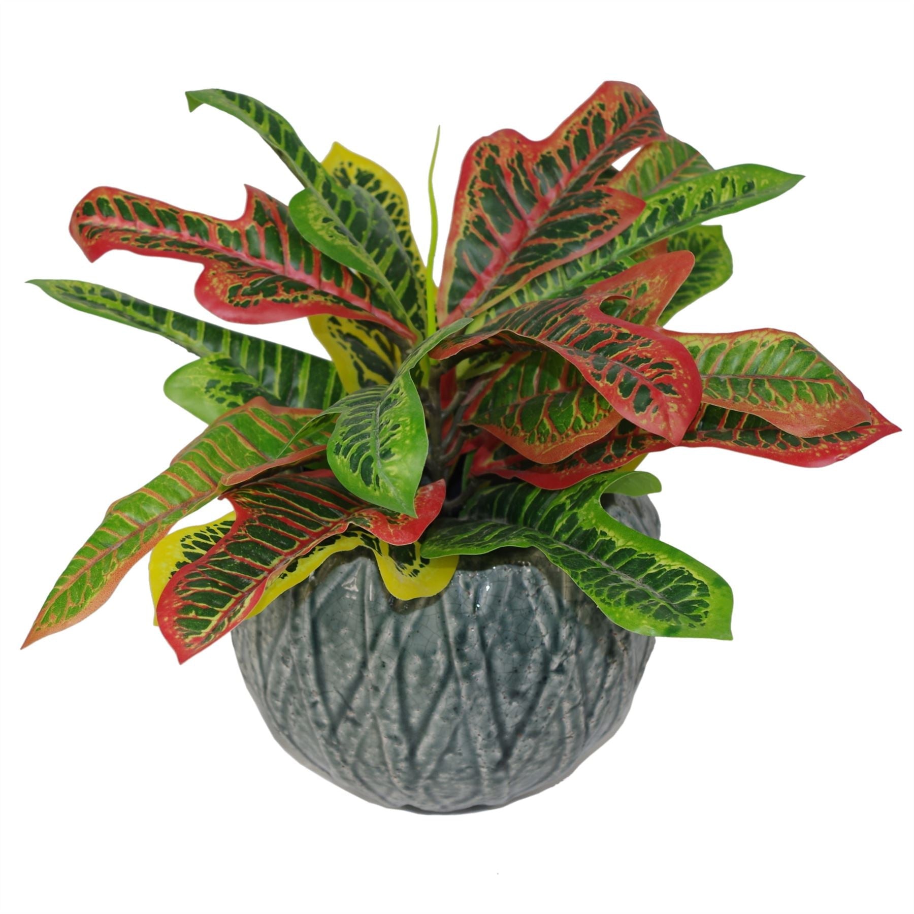 Vibrant 40cm Artificial Codiaeum - Exotic Croton Plant for Any Home - plants - express.com