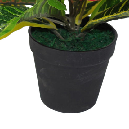 Vibrant 40cm Artificial Codiaeum Plant - Lifelike & Low - Maintenance Home Decor - plants - express.com