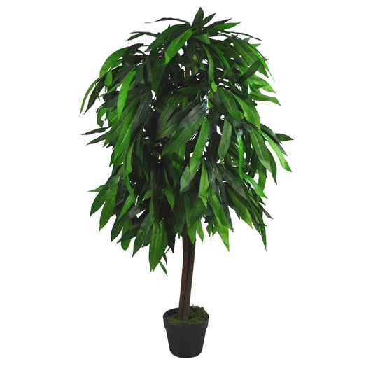 Vibrant 4ft Artificial Mango Tree - Lifelike Décor for Any Space! - plants - express.com